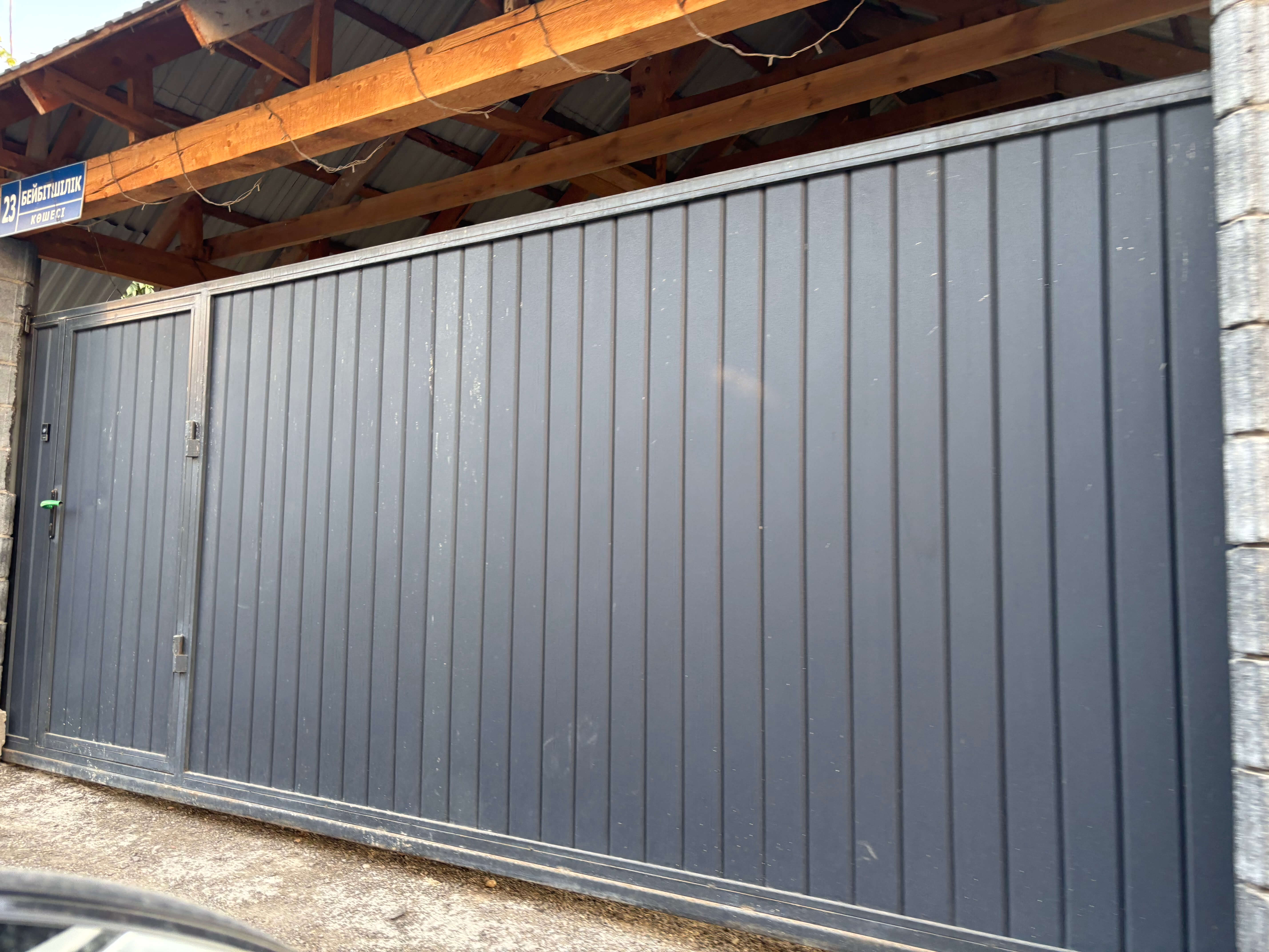 Откатные ворота Алматы 1